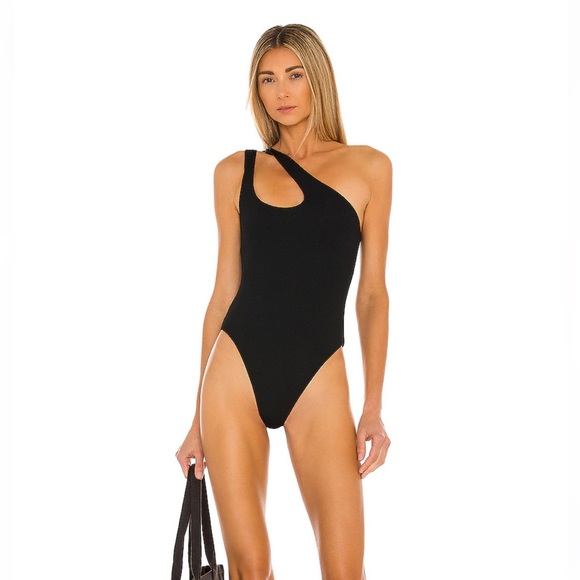 L*Space Phoebe One Piece in Black NWT Size 6 - Picture 2 of 4